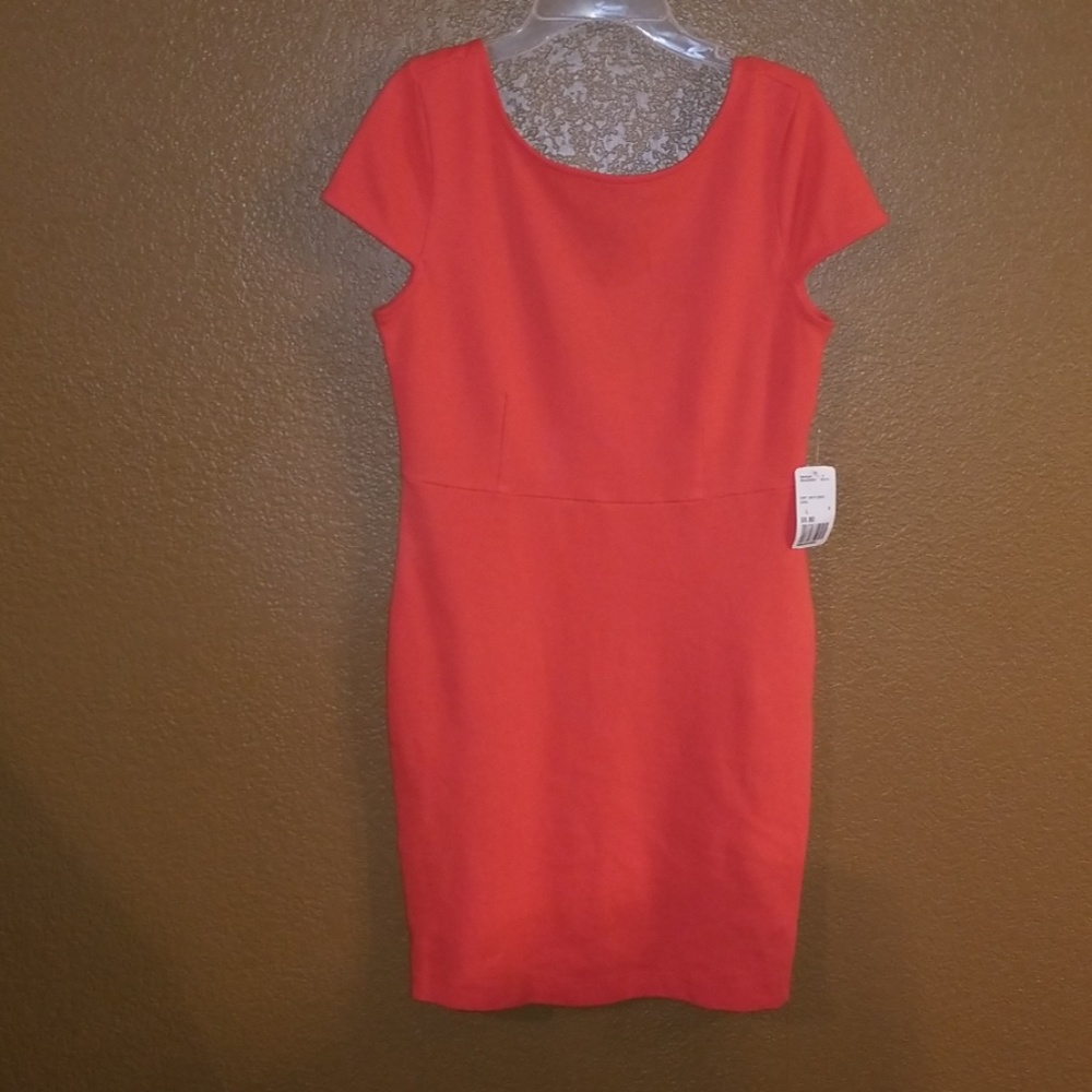 Peach color dress